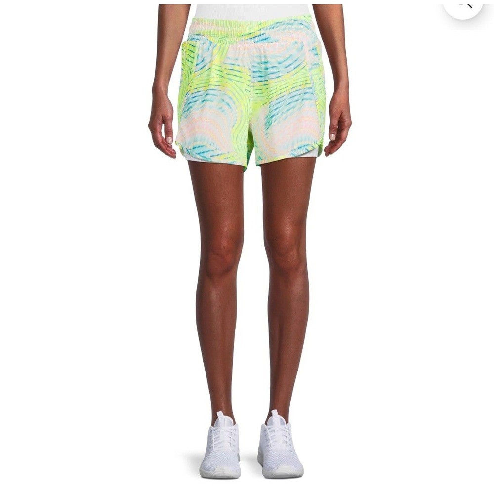 Womens Avia Active Running Shorts Multicolor Size XL 16-18